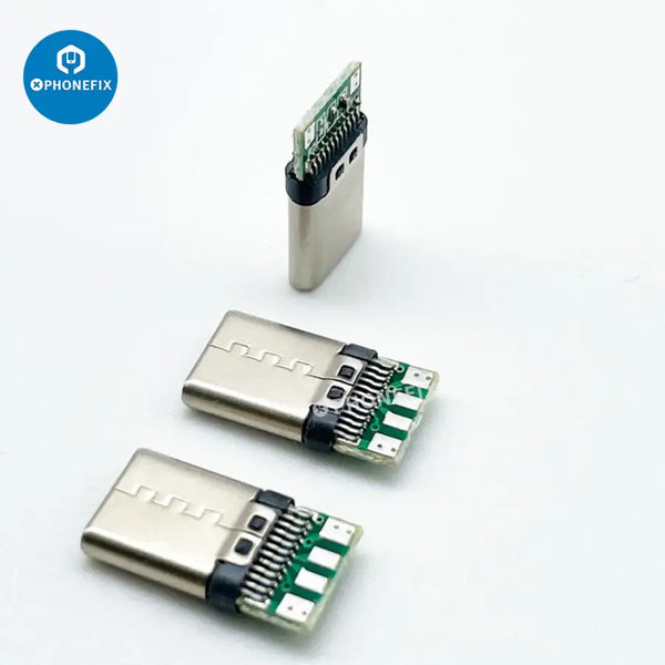 4PCS YT2157B Lightning Dock USB Plug with chip board or not Male