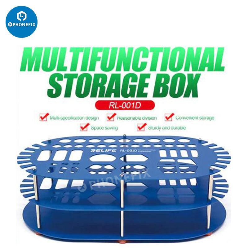 RELIFE RL-001D Multifunction Storage Box Storage Rack Screwdriver Tool