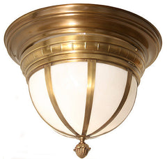 Antique Brass Milk Glass Lighting