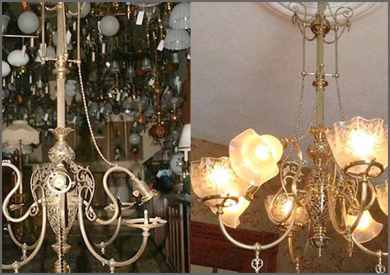 Antique and Vintage Lighting Restoration and Rewire Services Toronto