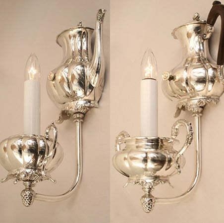 teapot wall light