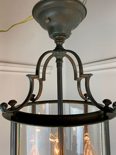 1920's Gothic Revival Lantern Floor Lamp - Appleton Antique Lighting