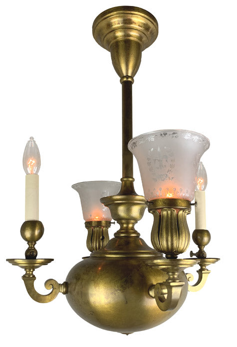 antique gas light chandeliers