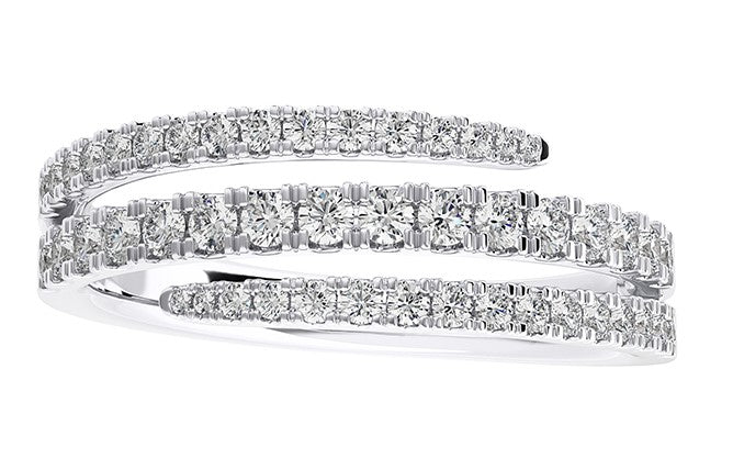 Diamond Bypass Ring