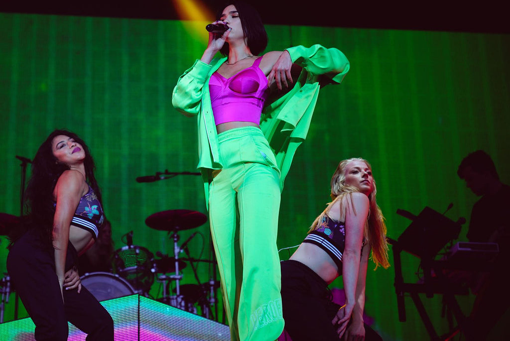 MURMUR Retro Bra Top Dua Lipa concert in Glasgow