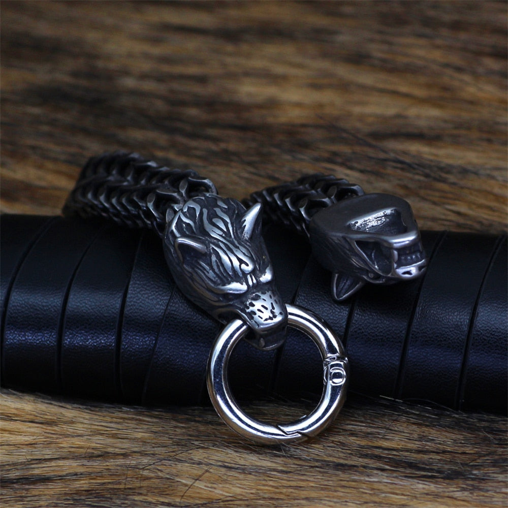 EXQUISITE WOLVES BRACELET - STAINLESS STEEL VARIETY