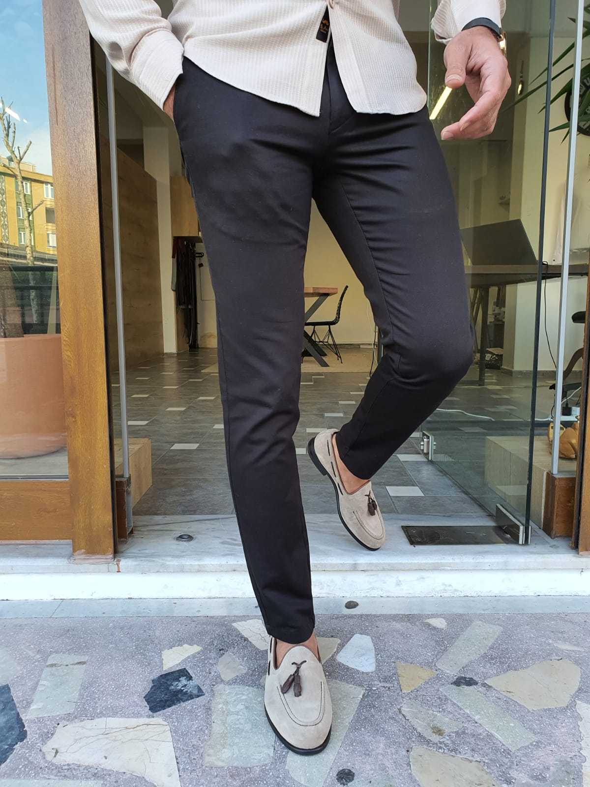 Black Cotton Pants | AXUL | Reviews on Judge.me