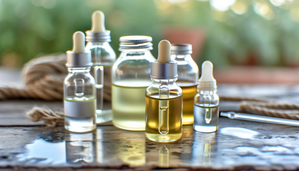 Photo of essential oils for ear care