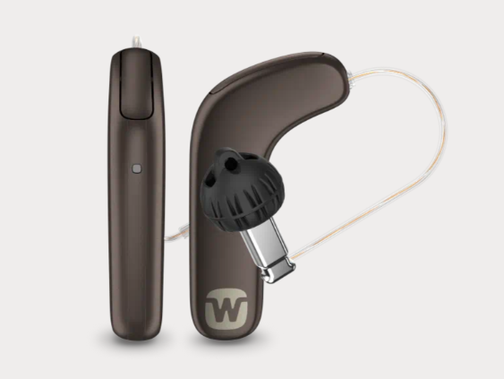 Illustration of a pair of hearing aids