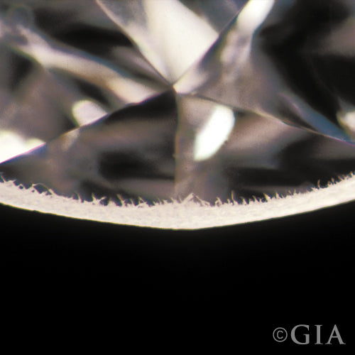 Beared Girdle Diamond Clarity GIA