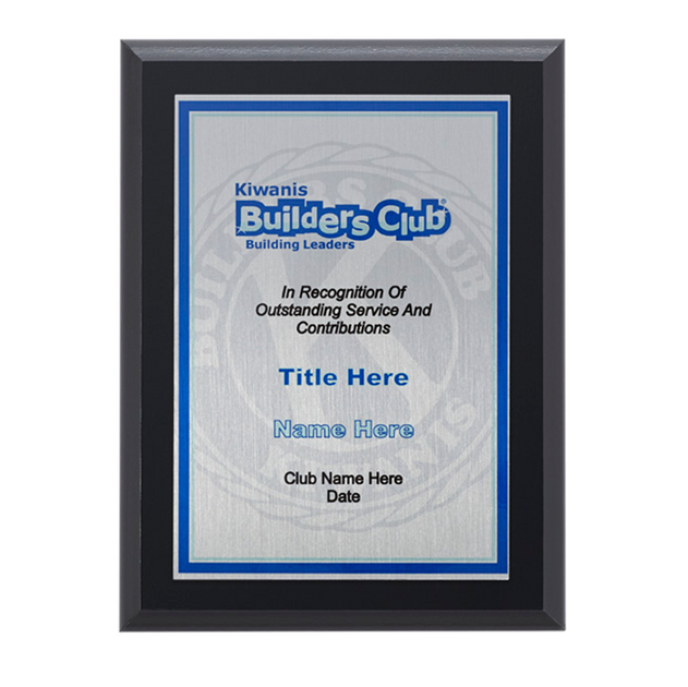 BUILDERS CLUB RECOGNITION CERTIFICATES & AWARDS – Kiwanis