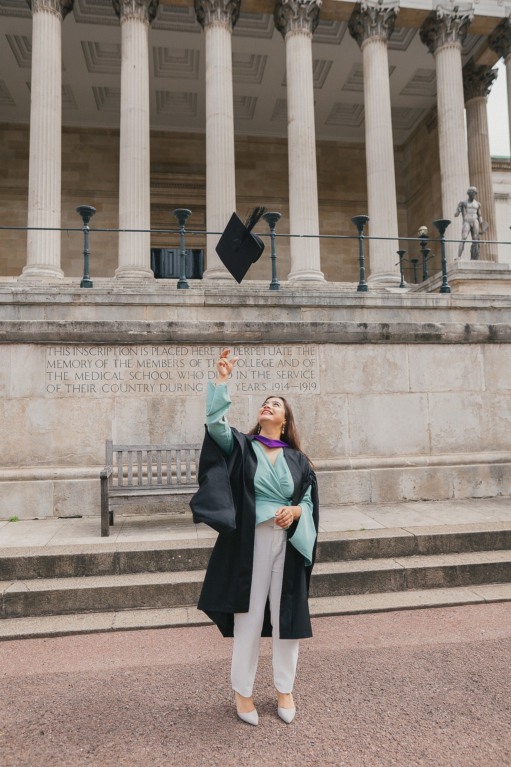 Graduate Throws Cap on UCL Campus