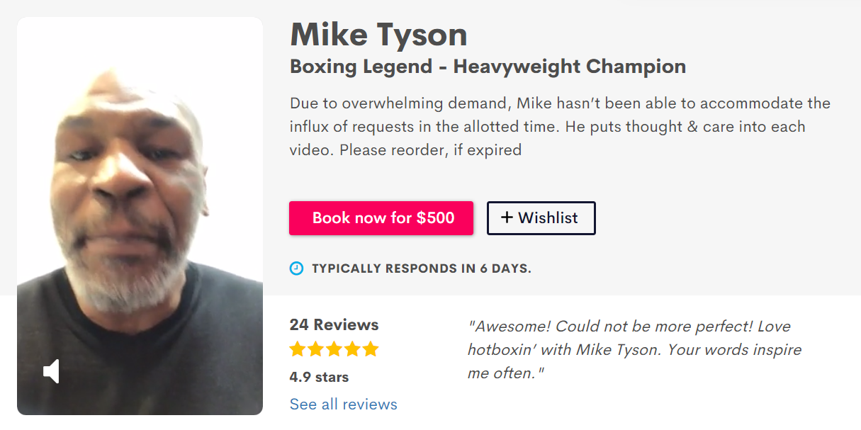 Mike Tyson Video Message