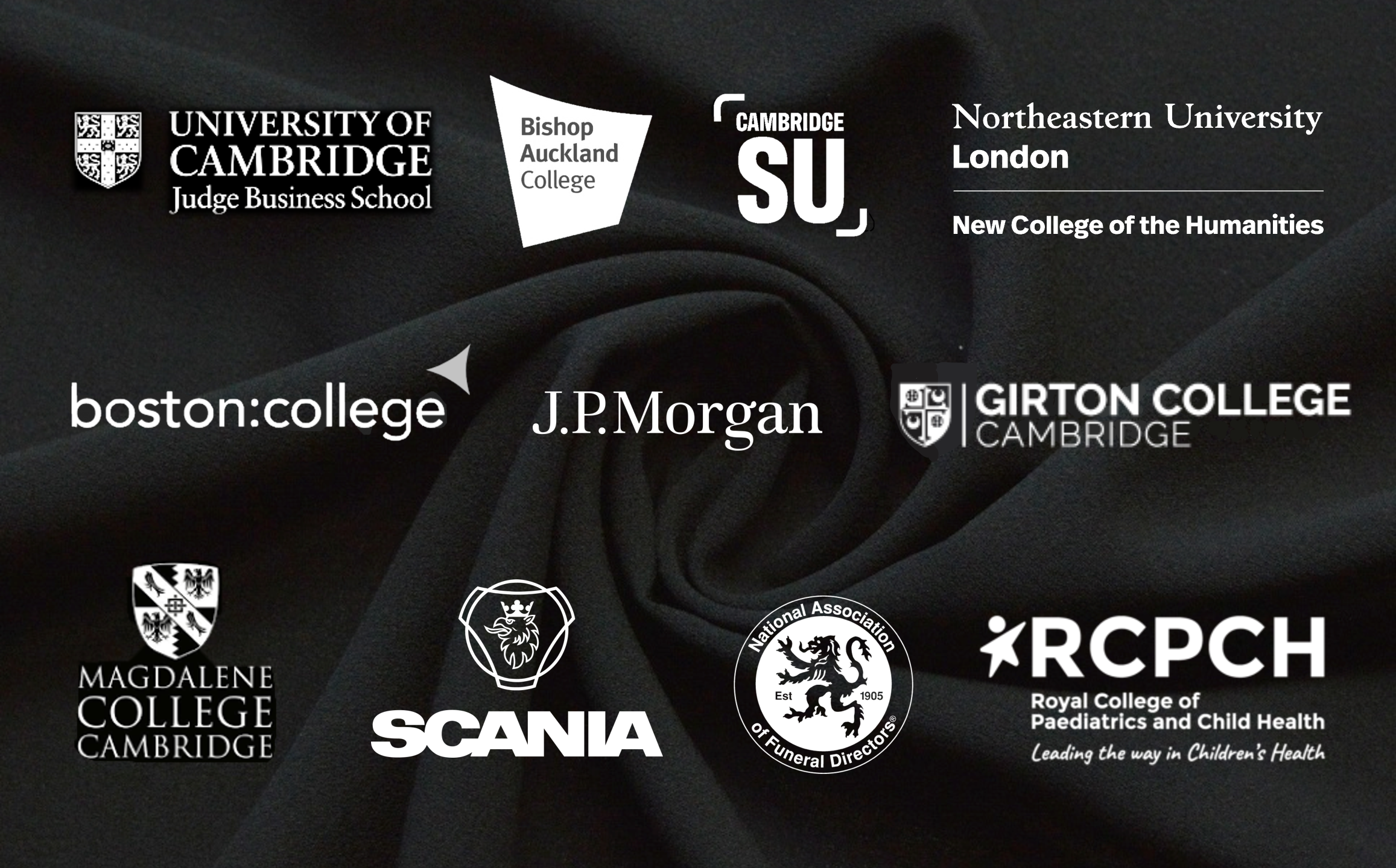 Logos of universities churchill gowns supply gowns to