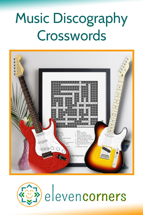 Rock Music Crosswords Custom Discography Crosswords For Your Favouri