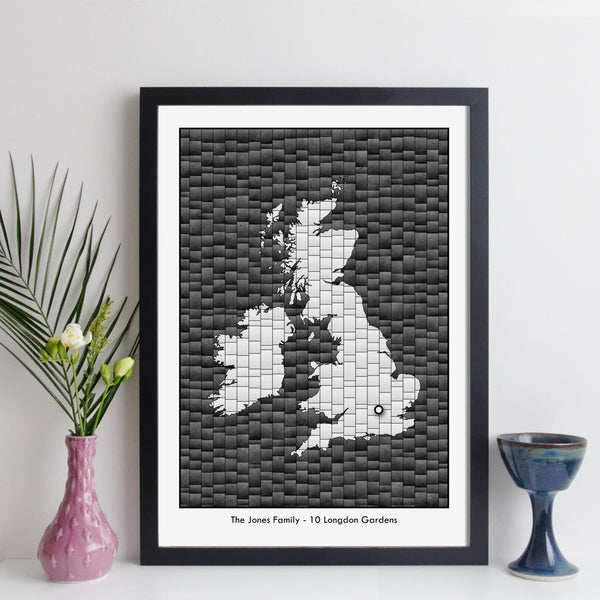 Personalised British Isles Map