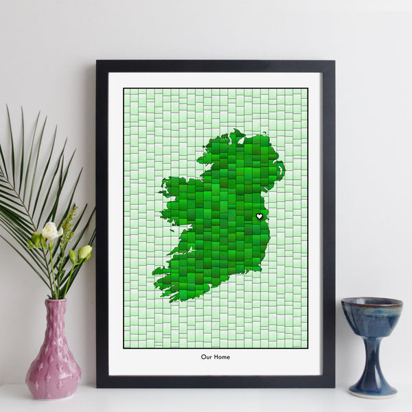 Personalised Ireland Map