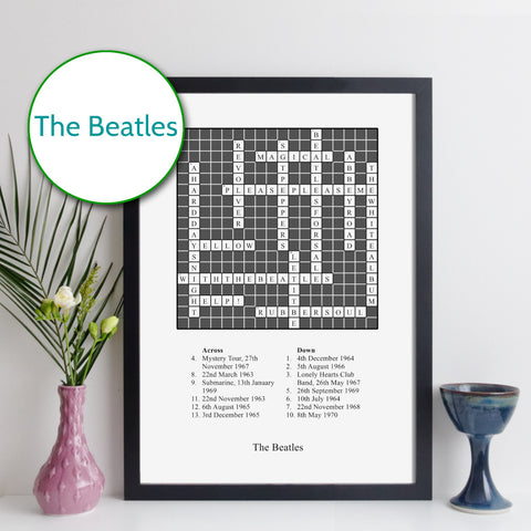 The Beatles studio albums crossword