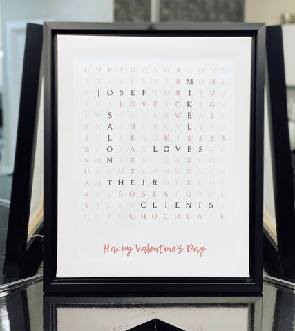 family wordsearch printable pdf used as a valentines day message