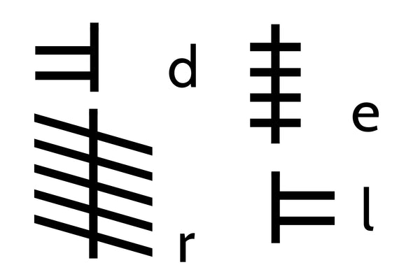 Ogham letters