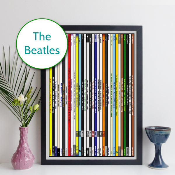The Beatles record collection discography print