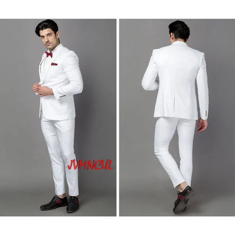 White Men's Business Suit