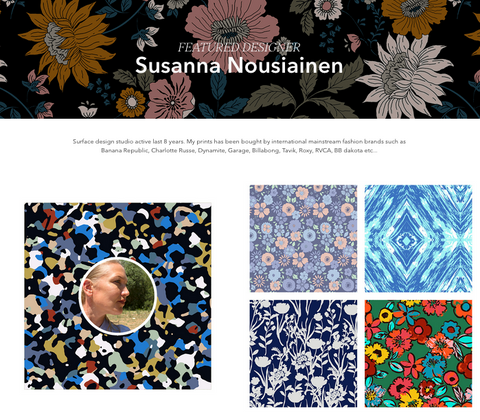 Patternbank Designer profile Susanna Nousiainen