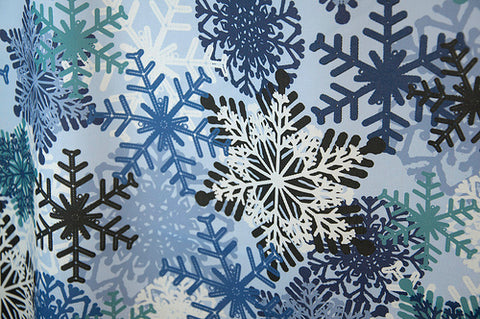 Snowflake holiday christmas pattern