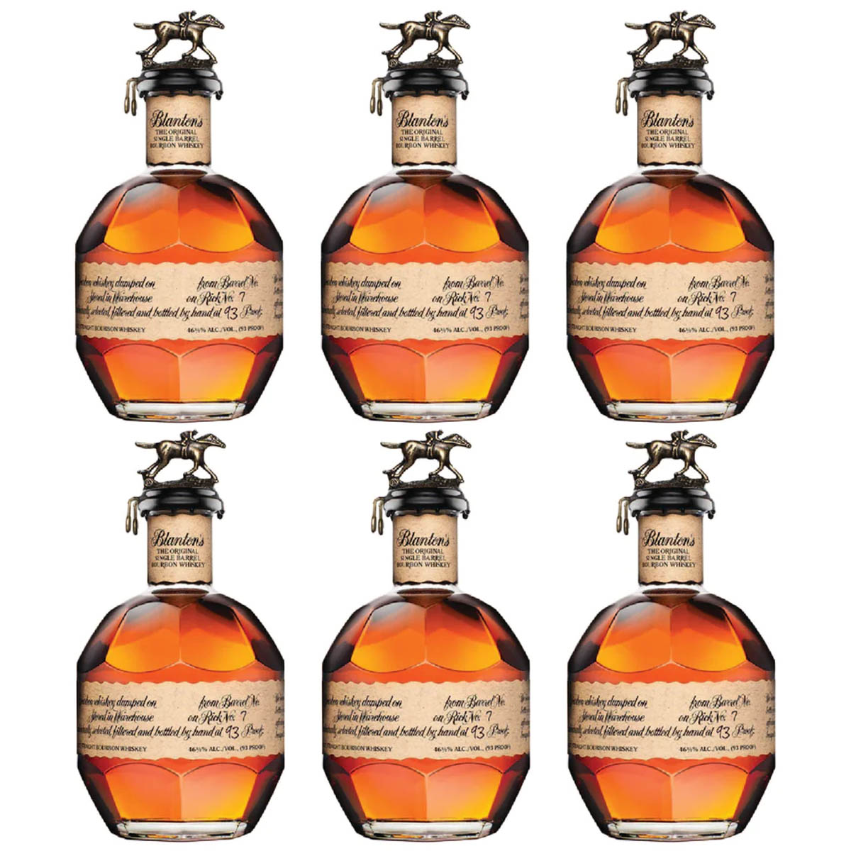 Blanton's Bourbon 375 mL Value Bundle of 6