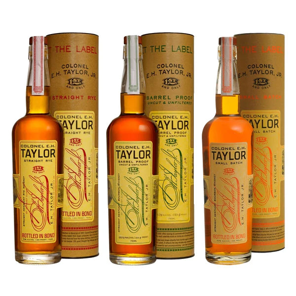 E.H. Taylor Straight Rye Bourbon, Barrel Proof & Small Batch Bundle