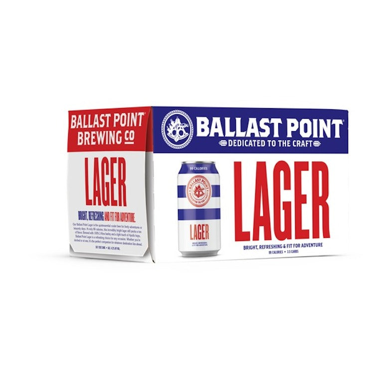 Ballast Point Lager Beer 6 Pack