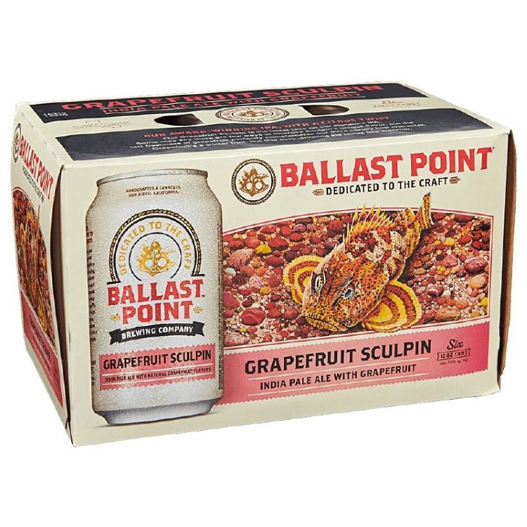 Ballast Point Grapefruit Sculpin Ipa Beer 6pk