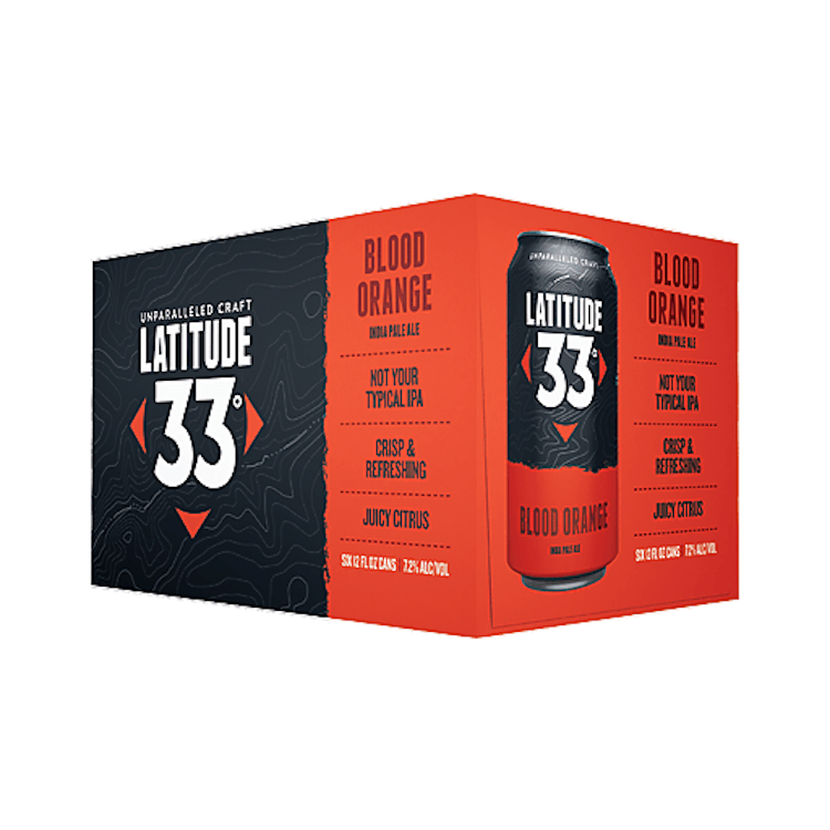 Latitude 33 Blood Orange Ipa Beer 6 Pack