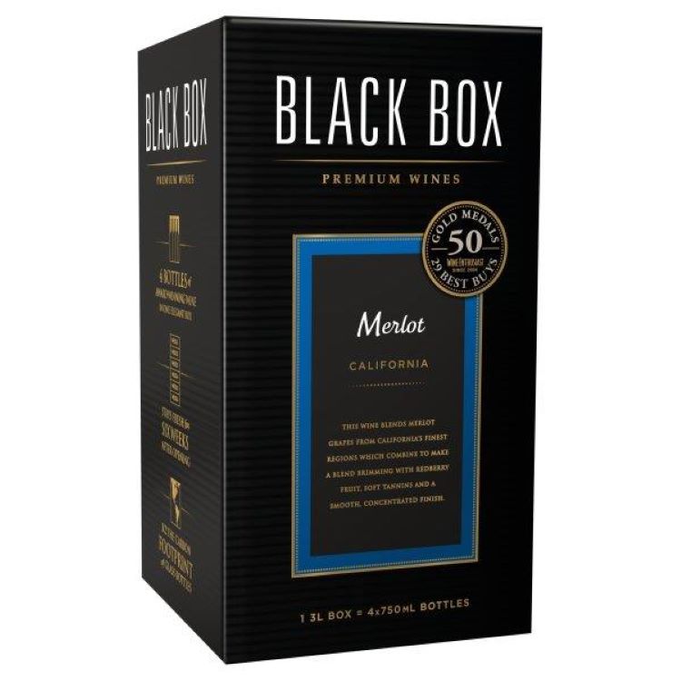 Black Box Merlot Wine 3L