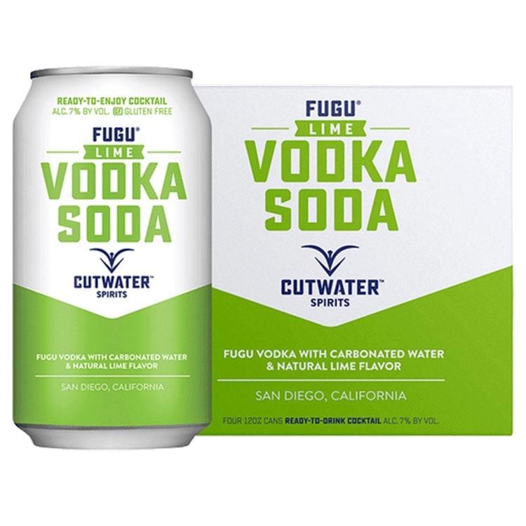 Cutwater Fugu Lime Vodka Soda 4 pk