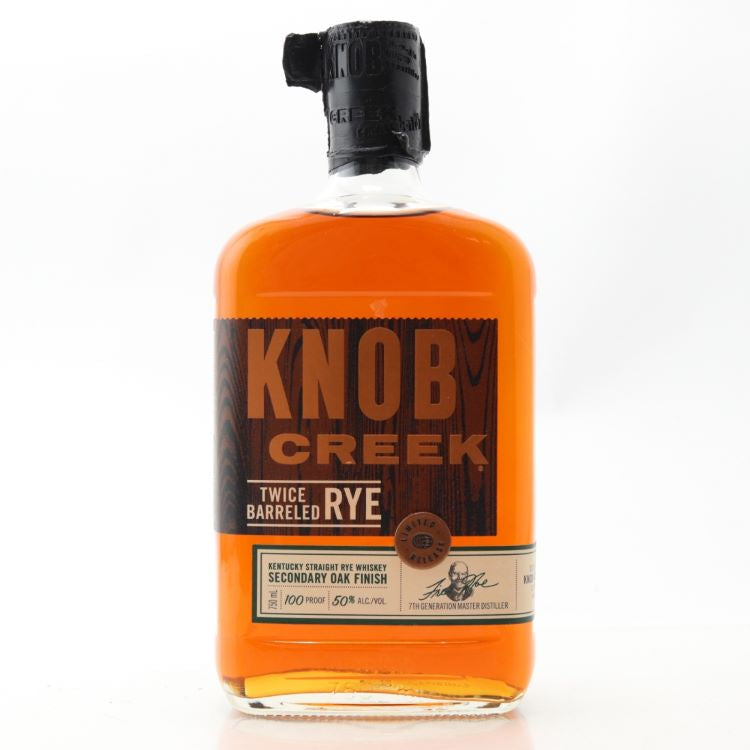 Knob Creek Twice Barreled Straight Rye Whiskey