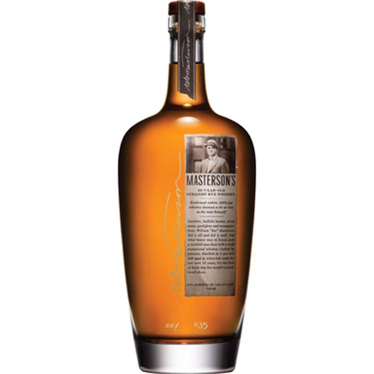 Masterson's 10 Year Old Straight Rye Whiskey