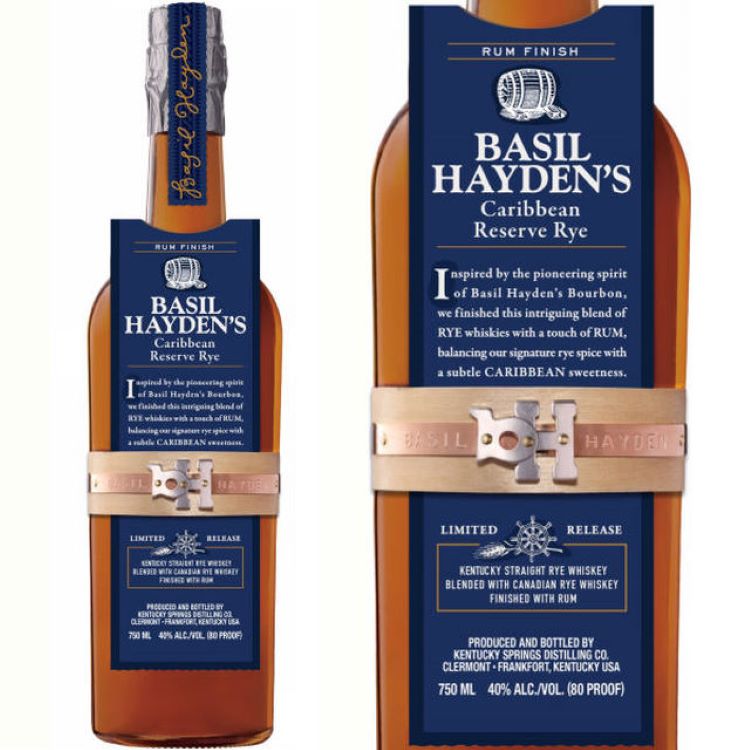 Basil Hayden's Caribbean Reserve Rye Whiskey