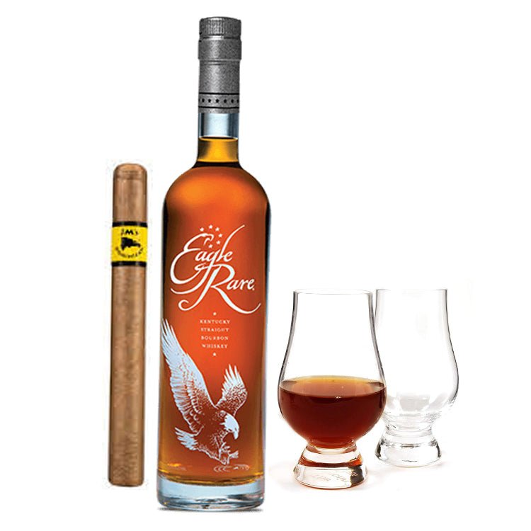 Eagle Rare 10 Year with Glencairn Set & Cigar Bundle