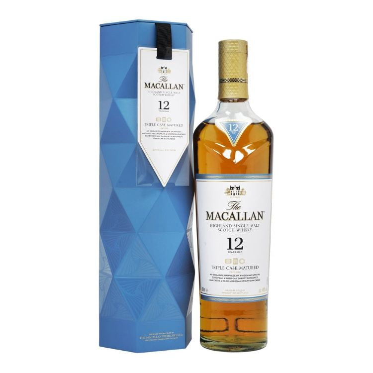 Macallan 12 Year Old Triple Cask Matured Single Malt Scotch Whiskey