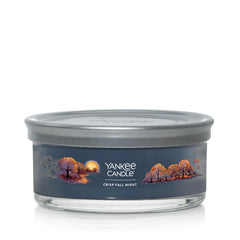 Yankee Candle Signature Collection 5 Wick Candles Crisp Fall Night (984g)