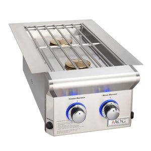American Outdoor Grill T-Series Drop-In Double Side Burner - BBQBuys Outdoor Kitchen Store