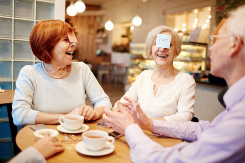 Older adults engaging in fun social activities