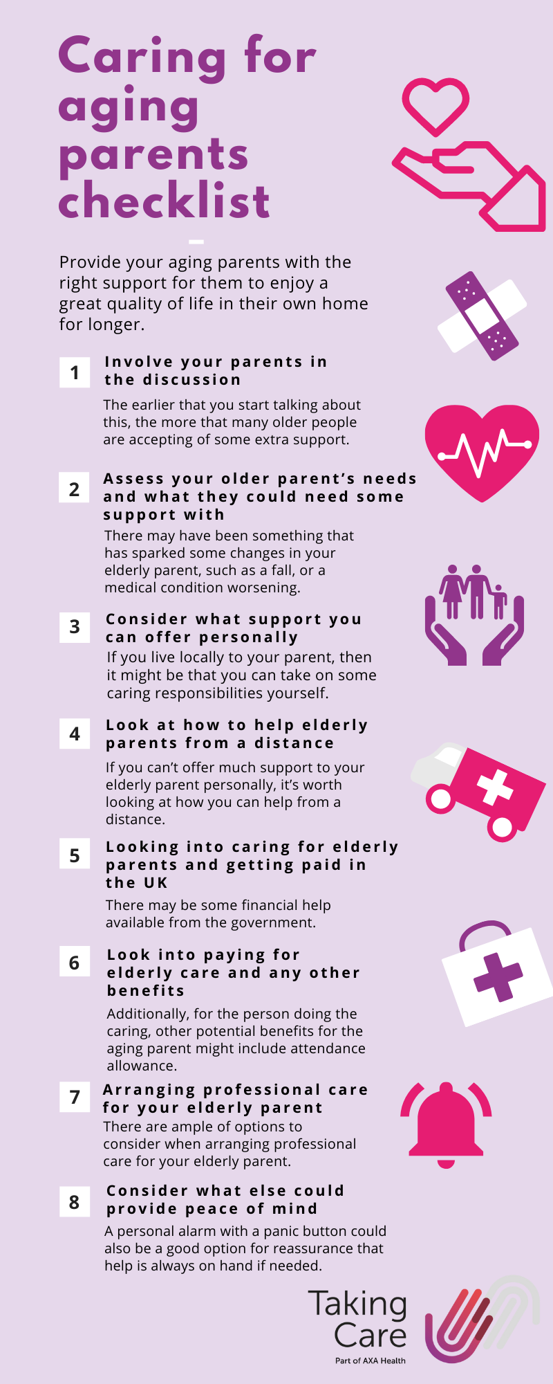 infographic tips caring for parents