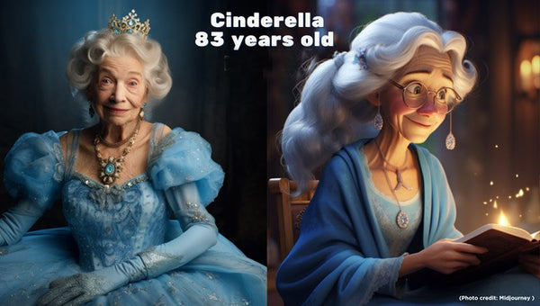 Cinderella as an old lady