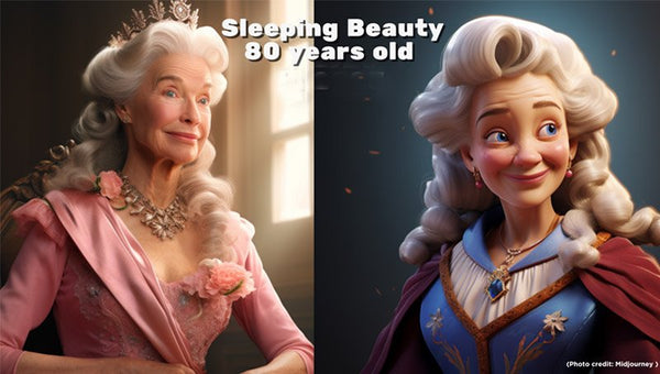 Sleeping beauty in old age