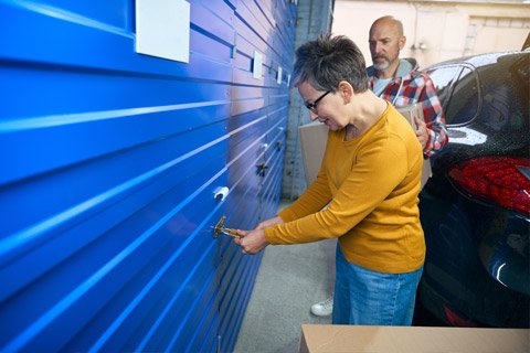 Self storage locker