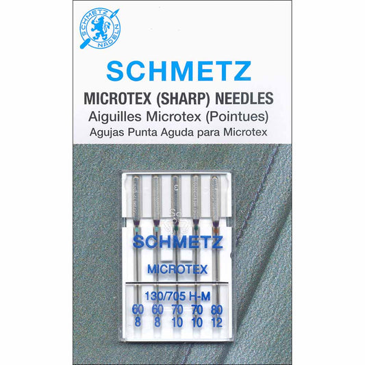 Schmetz Microtex Sharp Size 90/14 Machine Needles 5 count, Schmetz #1731