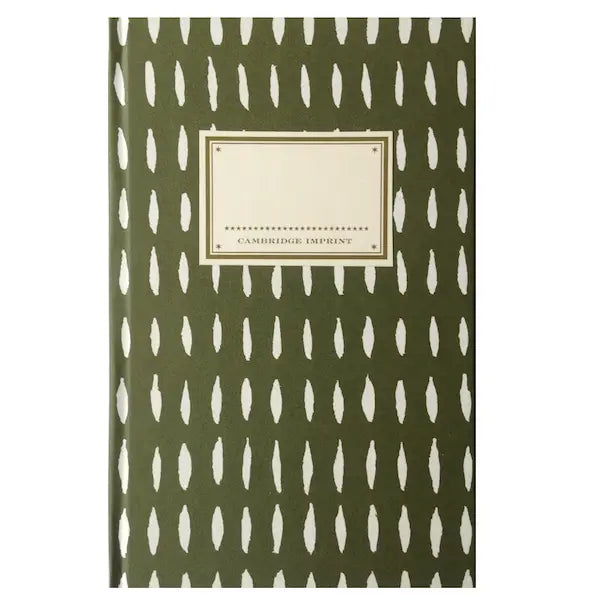 Cambridge Imprint - Hardback Notebook in Seed Olive