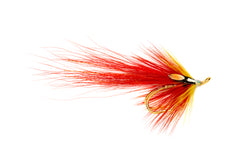 Red Flamethrower salmon fly